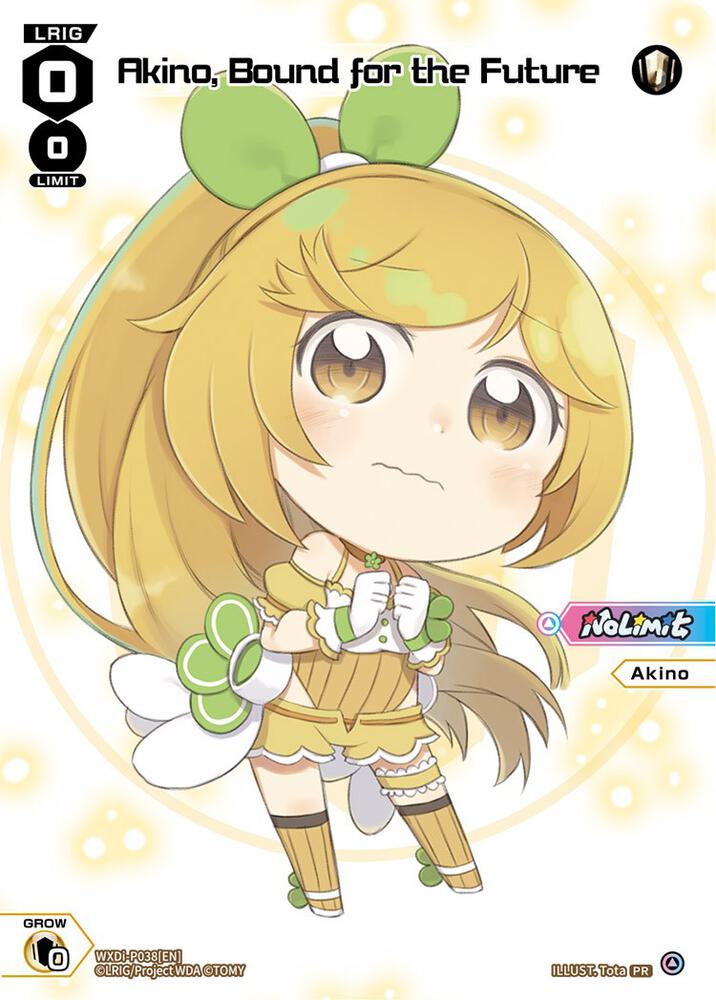 Akino, Bound for the Future (Chibi), Promo Cards WXDi-P038[EN]