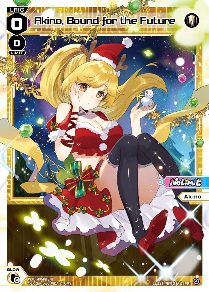 Akino, Bound for the Future (Christmas), Promo Cards WXDi-P048[EN]