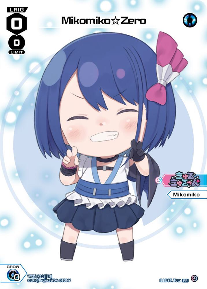 Mikomiko Zero (October 2022), Promo Cards WXDi-P103[EN]