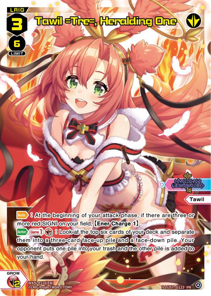 Tawil =Tre=, Heralding One (November 2022), Promo Cards WXDi-P116[EN]