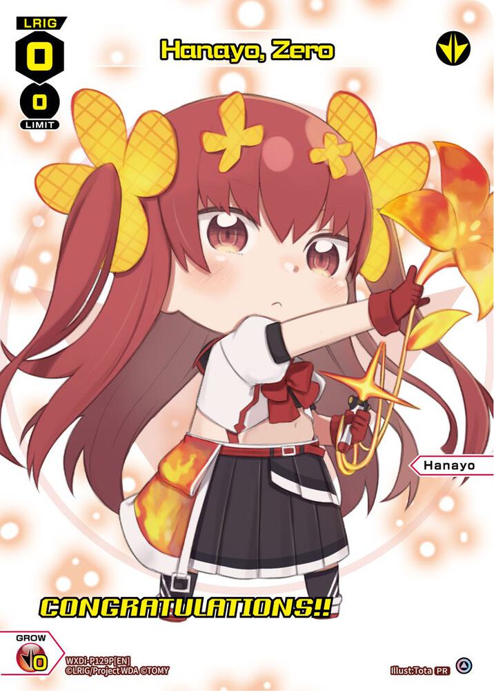 Hanayo, Zero (January 2023) (Winner), Promo Cards WXDi-P129P[EN]