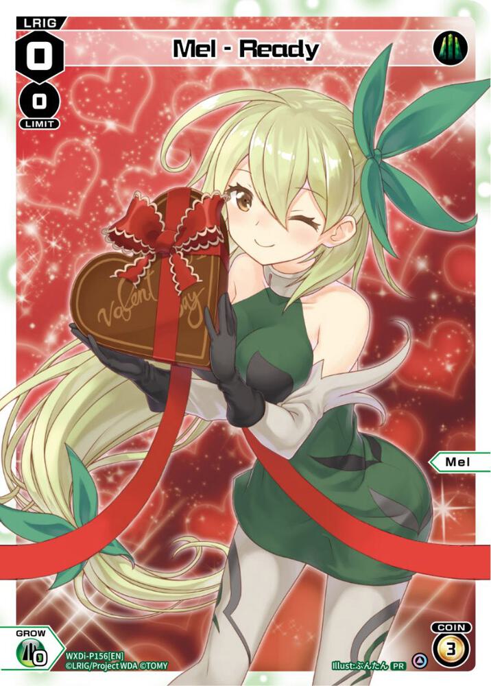 Mel - Ready (Valentine 2023), Promo Cards WXDi-P156[EN]