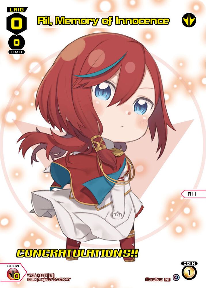 Ril, Memory of Innocence (March 2023) (Winner), Promo Cards WXDi-P159P[EN]