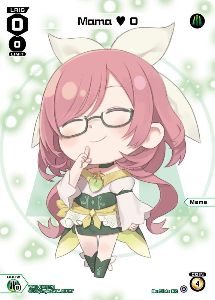 Mama 0 (July 2023), Promo Cards WXDi-P185[EN]