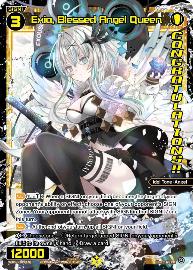 Exia, Blessed Angel Queen (Diva GP) (Winner), Promo Cards WXDi-P189[EN]
