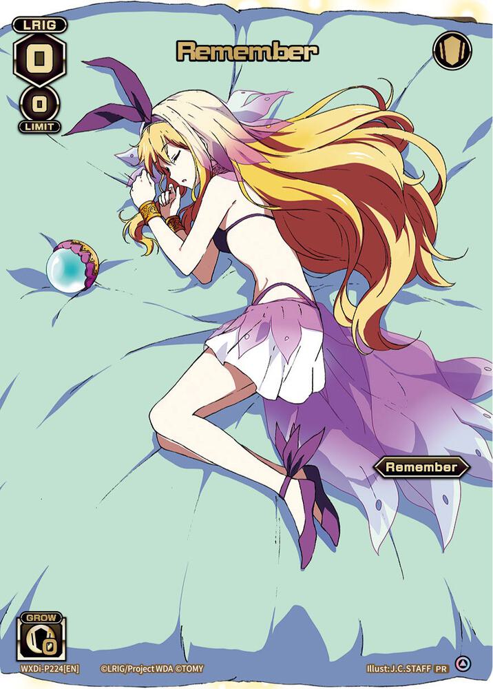 Remember (Box Topper), Promo Cards WXDi-P224[EN]