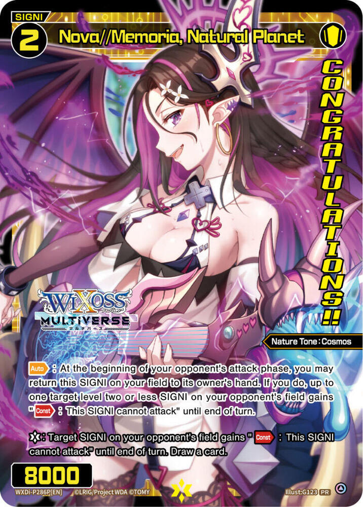 Nova//Memoria, Natural Planet (April 2024) (Winner), Promo Cards WXDi-P286P[EN]