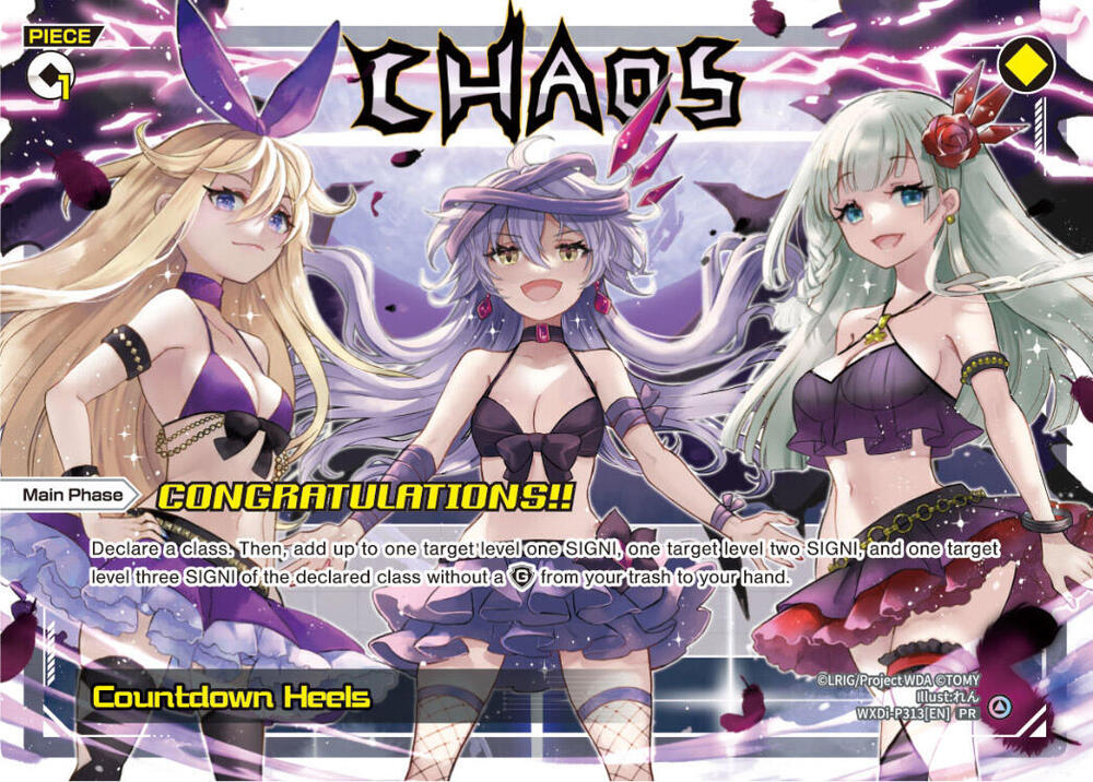 Countdown Heels (Diva GP Las Vegas 2024), Promo Cards WXDi-P313[EN]