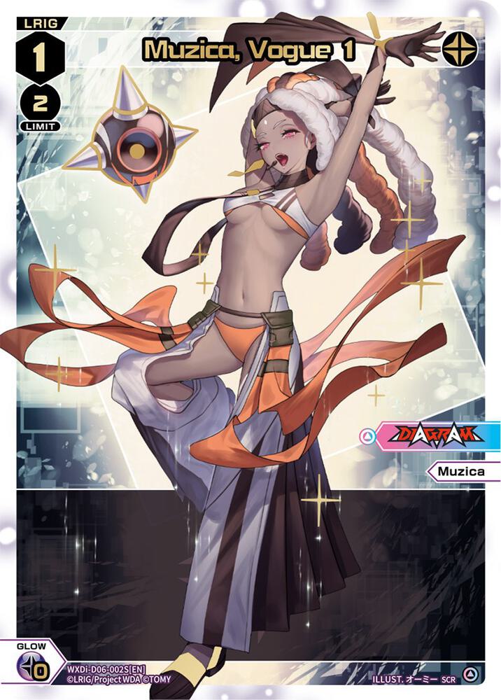 Muzica, Vogue 1 (SCR), Glowing Diva WXDi-D06-002S[EN]