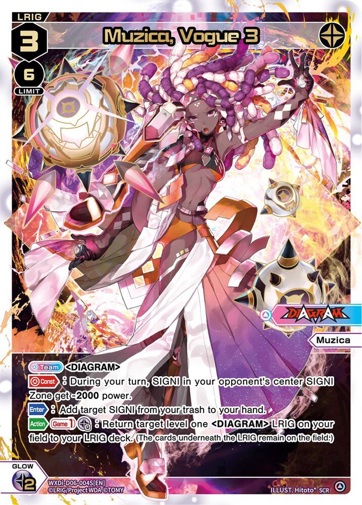 Muzica, Vogue 3 (SCR), Glowing Diva WXDi-D06-004S[EN]
