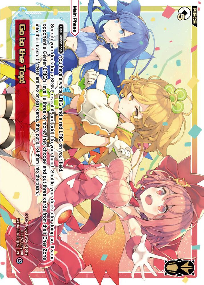 Go to the Top!, Glowing Diva WXDi-P01-001[EN]
