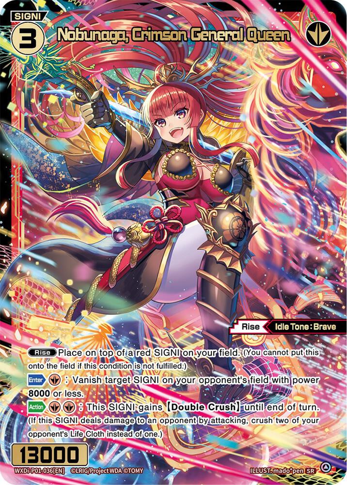 Nobunaga, Crimson General Queen, Glowing Diva WXDi-P01-036[EN]