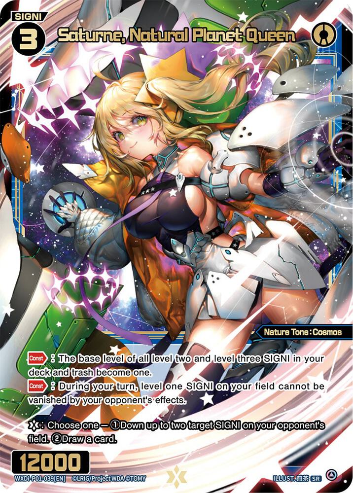 Saturne, Natural Planet Queen, Glowing Diva WXDi-P01-039[EN]