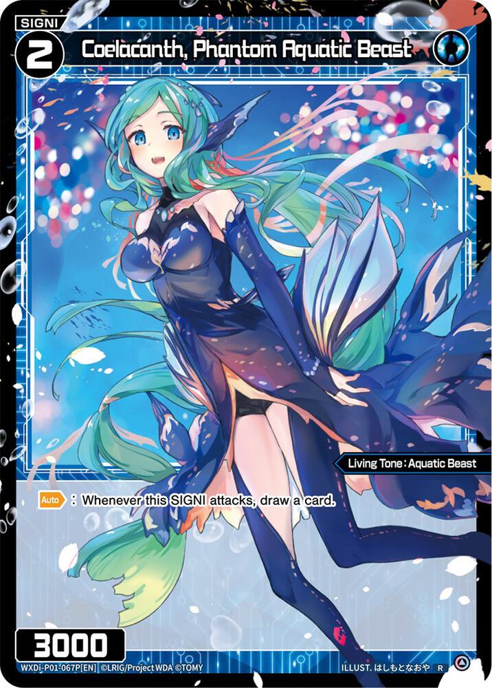 Coelacanth, Phantom Aquatic Beast (Parallel Foil), Glowing Diva WXDi-P01-067P[EN]