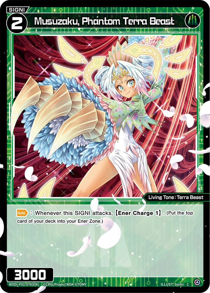 Musuzaku, Phantom Terra Beast, Glowing Diva WXDi-P01-076[EN]