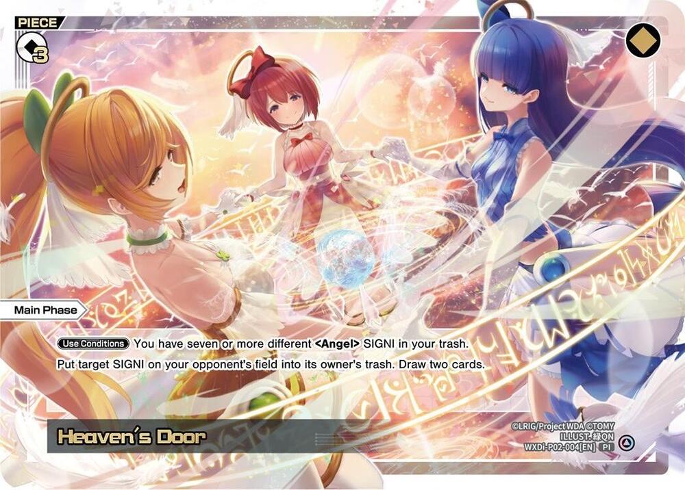 Heaven's Door, Changing Diva WXDi-P02-004[EN]