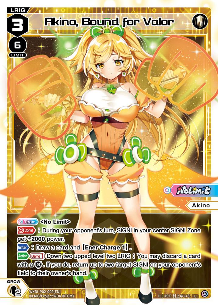 Akino, Bound for Valor, Changing Diva WXDi-P02-009[EN]
