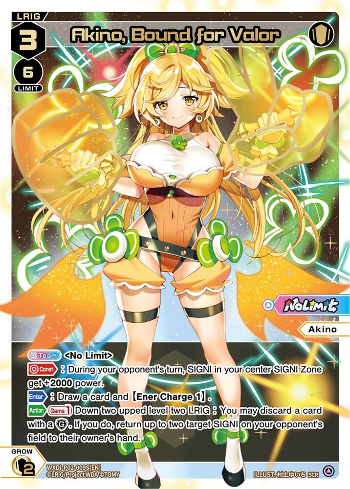 Akino, Bound for Valor (SCR), Changing Diva WXDi-P02-009S[EN]