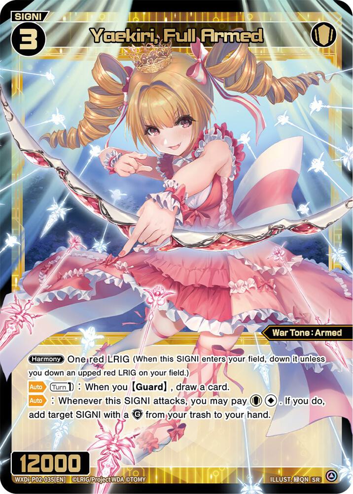 Yaekiri, Full Armed, Changing Diva WXDi-P02-035[EN]