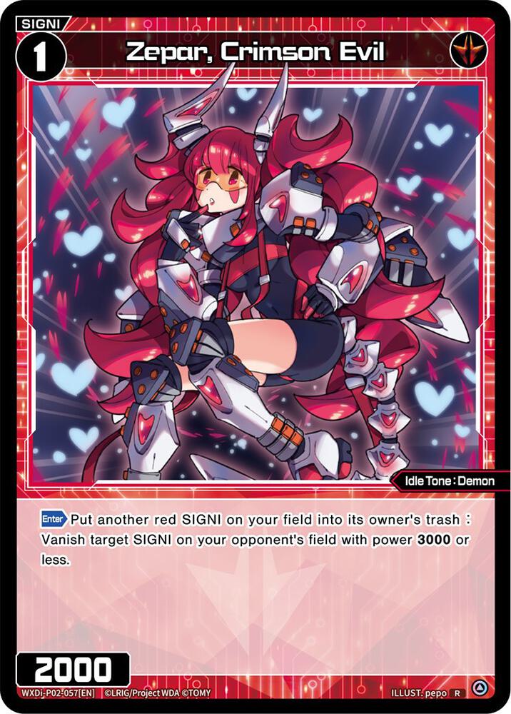Zepar, Crimson Evil, Changing Diva WXDi-P02-057[EN]