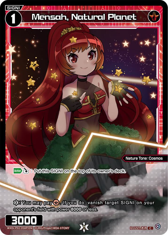 Mensah, Natural Planet (Parallel Foil), Changing Diva WXDi-P02-058P[EN]