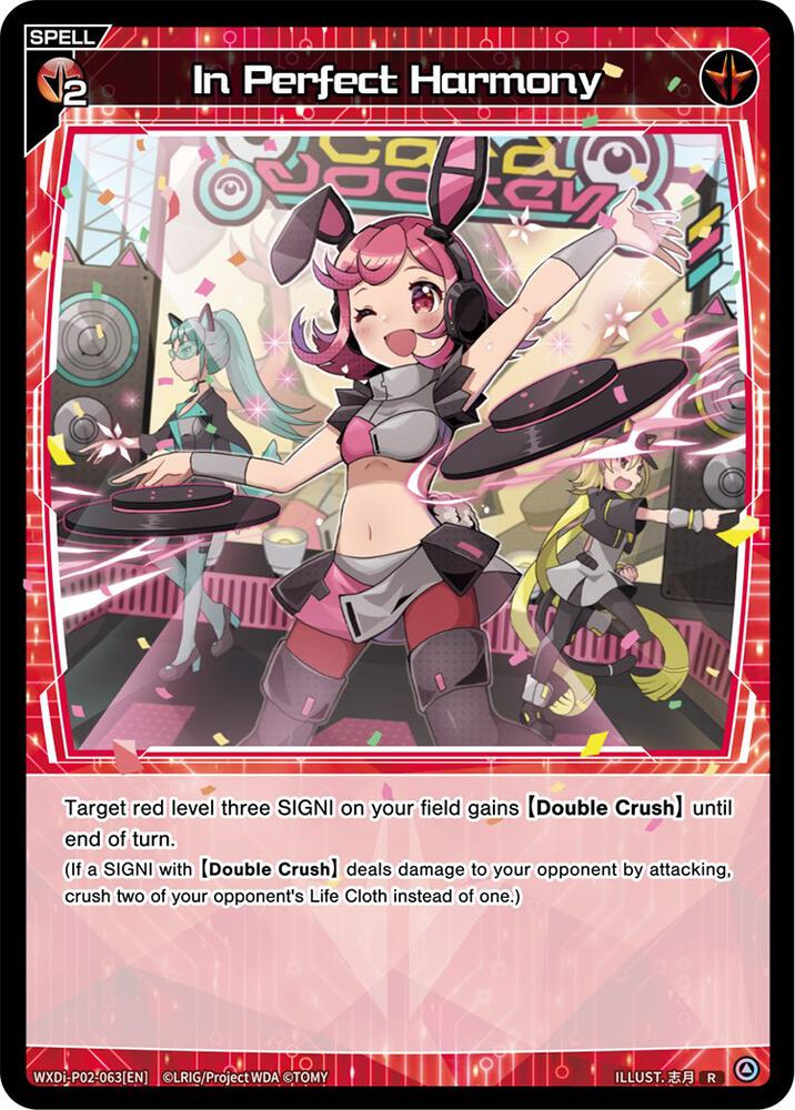 In Perfect Harmony, Changing Diva WXDi-P02-063[EN]