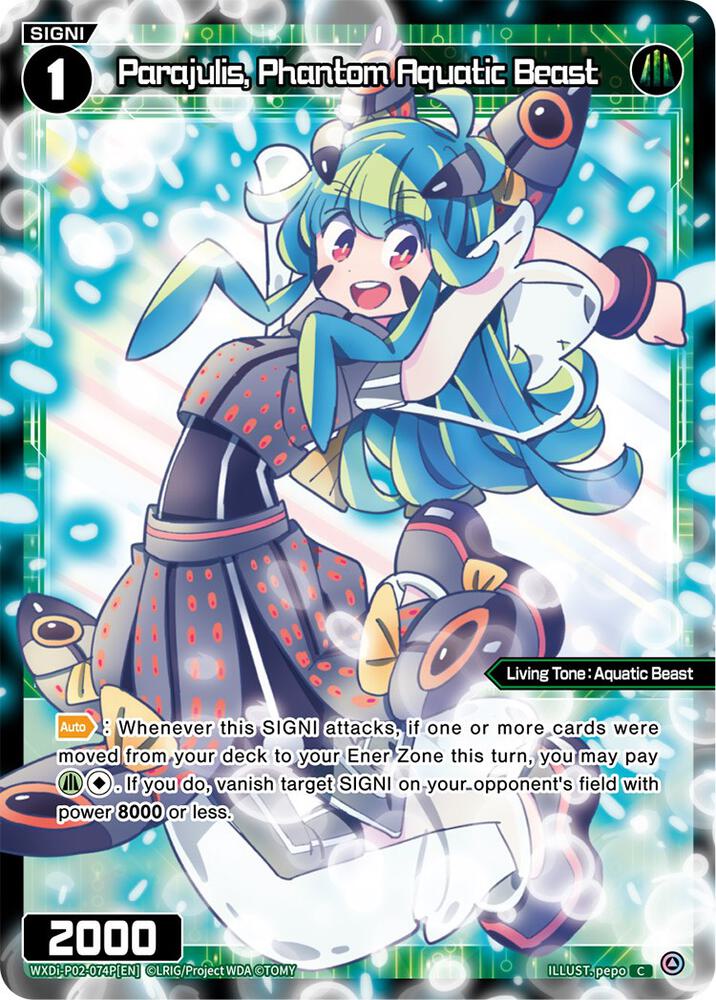 Parajulis, Phantom Aquatic Beast (Parallel Foil), Changing Diva WXDi-P02-074P[EN]