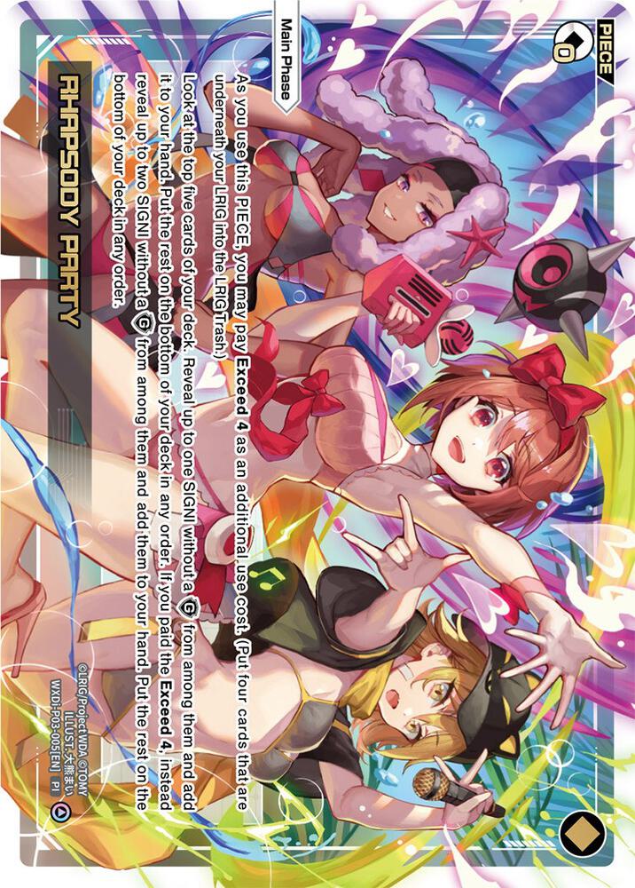 RHAPSODY PARTY, Standup Diva WXDi-P03-005[EN]