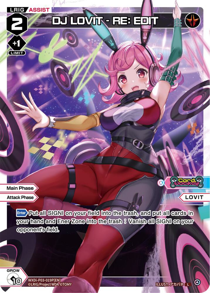 DJ LOVIT - RE: EDIT (Parallel Foil), Standup Diva WXDi-P03-019P[EN]