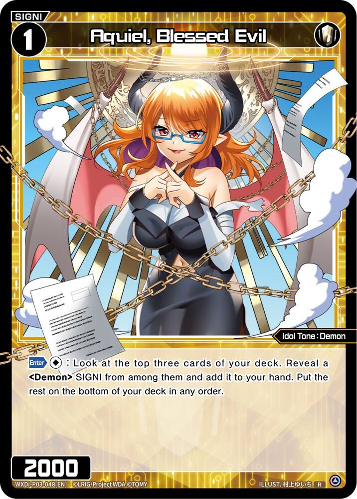 Aquiel, Blessed Evil, Standup Diva WXDi-P03-048[EN]