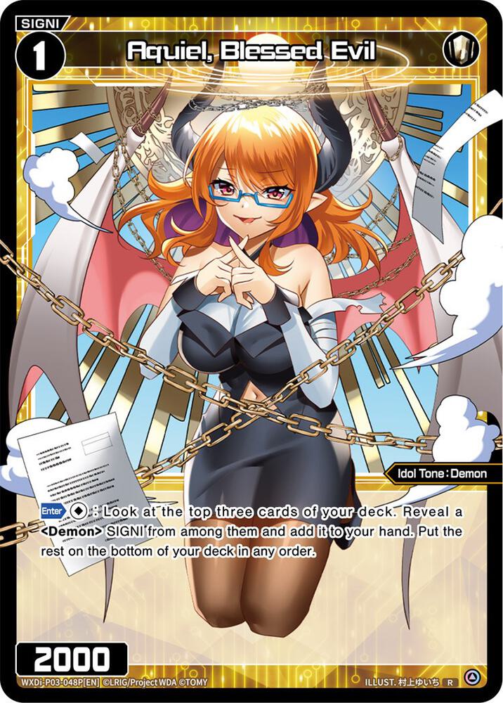 Aquiel, Blessed Evil (Parallel Foil), Standup Diva WXDi-P03-048P[EN]