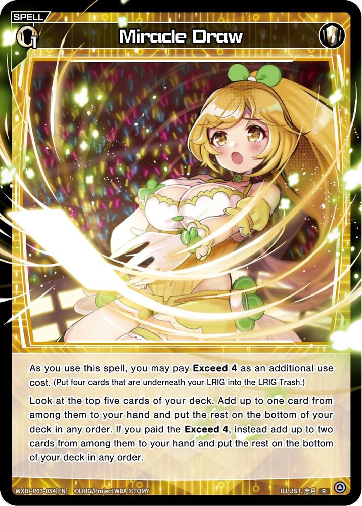 Miracle Draw, Standup Diva WXDi-P03-054[EN]