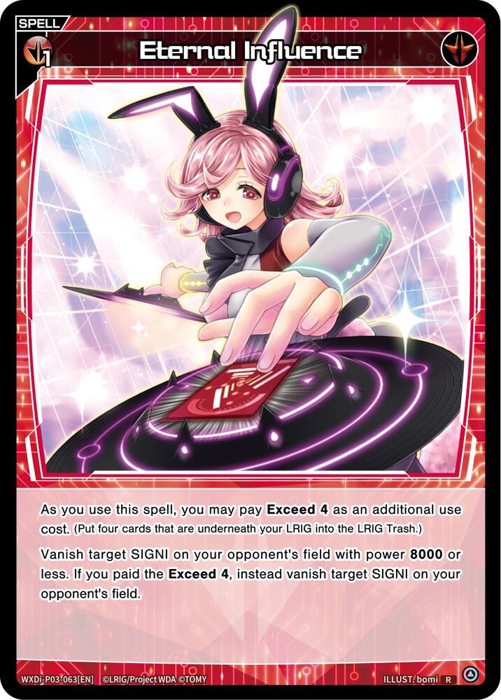 Eternal Influence, Standup Diva WXDi-P03-063[EN]