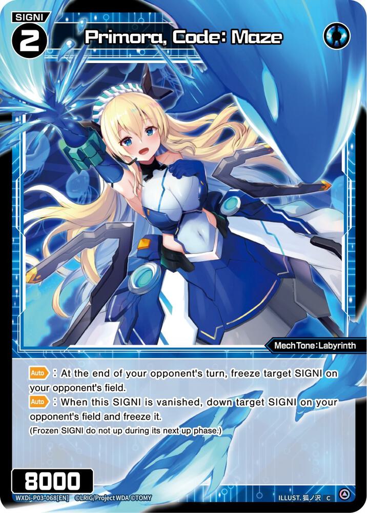 Primora, Code: Maze, Standup Diva WXDi-P03-068[EN]