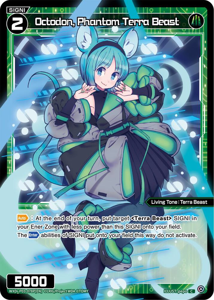 Octodon, Phantom Terra Beast (Parallel Foil), Standup Diva WXDi-P03-078P[EN]
