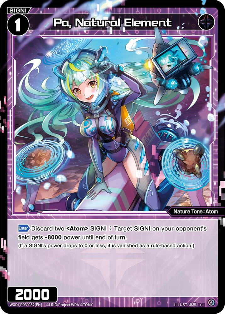 Pa, Natural Element, Standup Diva WXDi-P03-082[EN]