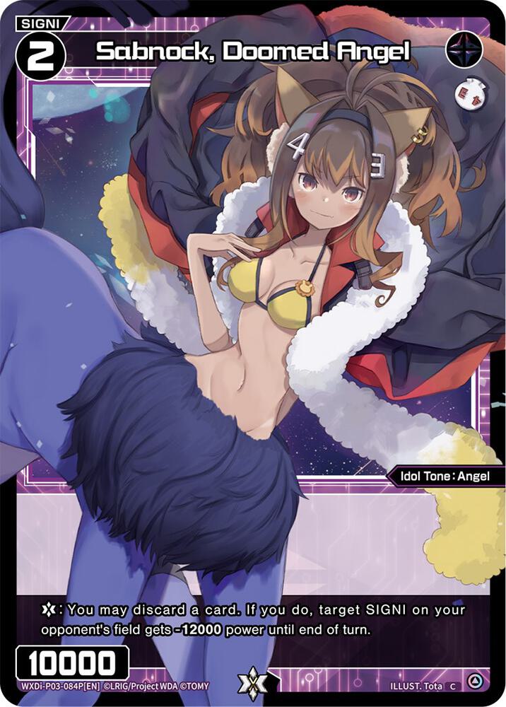 Sabnock, Doomed Angel (Parallel Foil), Standup Diva WXDi-P03-084P[EN]