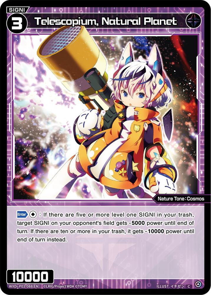 Telescopium, Natural Planet, Standup Diva WXDi-P03-088[EN]