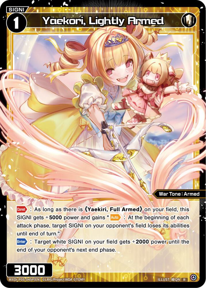 Yaekori, Lightly Armed (Parallel Foil), Curiosity Diva WXDi-P05-045P[EN]