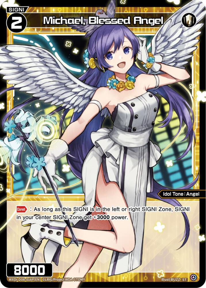 Michael, Blessed Angel (Parallel Foil), Welcome Back Diva -selector- WXDi-D08-016P[EN]
