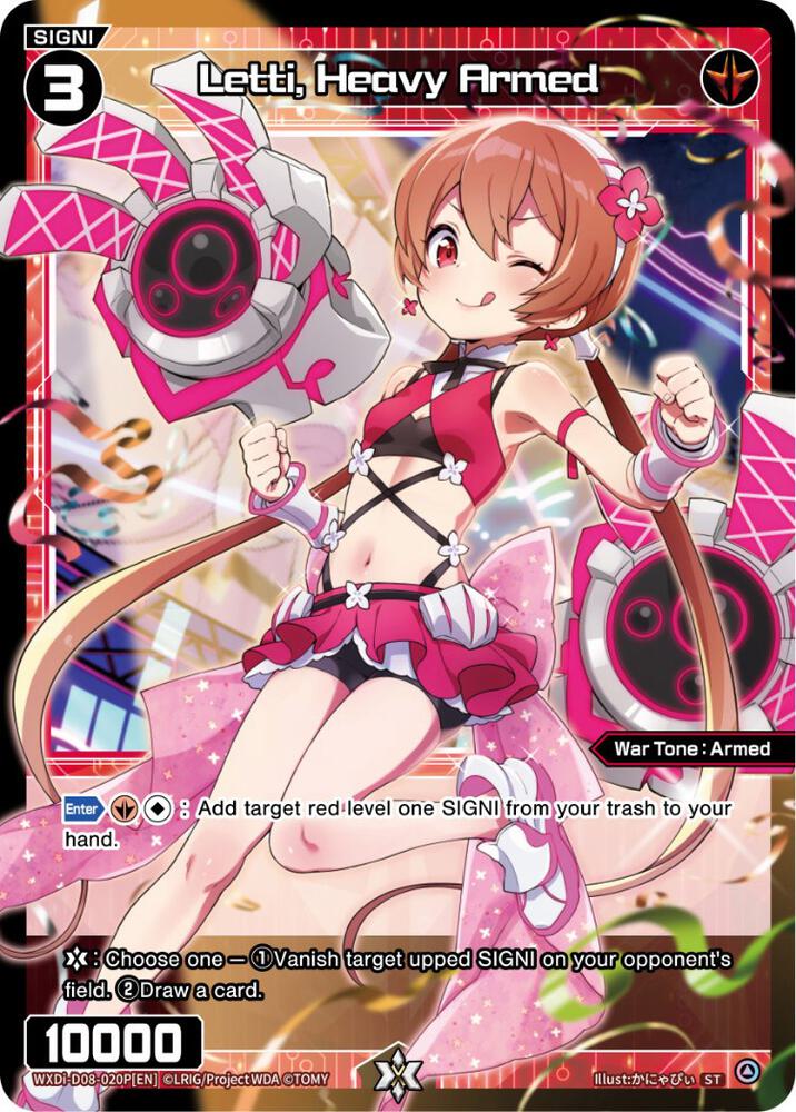 Letti, Heavy Armed (Parallel Foil), Welcome Back Diva -selector- WXDi-D08-020P[EN]