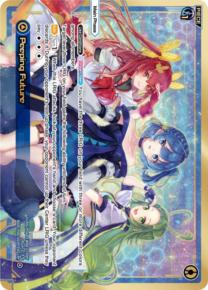 Peeping Future (LRP), Welcome Back Diva -selector- WXDi-P06-002P[EN]