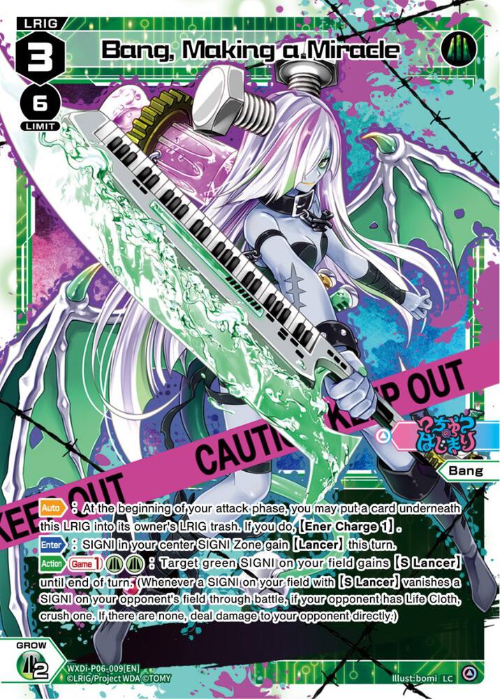 Bang, Making a Miracle, Welcome Back Diva -selector- WXDi-P06-009[EN]