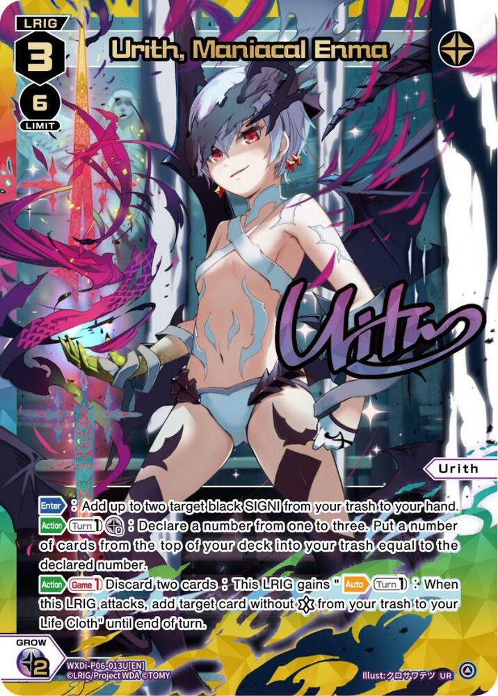 Urith, Maniacal Enma (UR), Welcome Back Diva -selector- WXDi-P06-013U[EN]