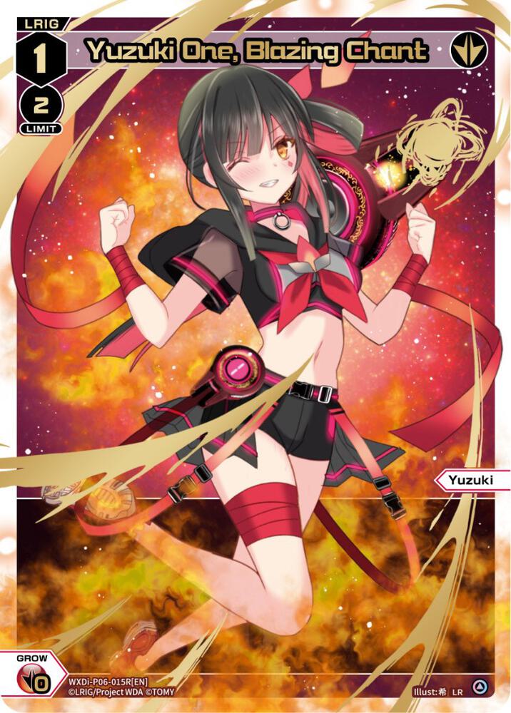 Yuzuki One, Blazing Chant (LR), Welcome Back Diva -selector- WXDi-P06-015R[EN]
