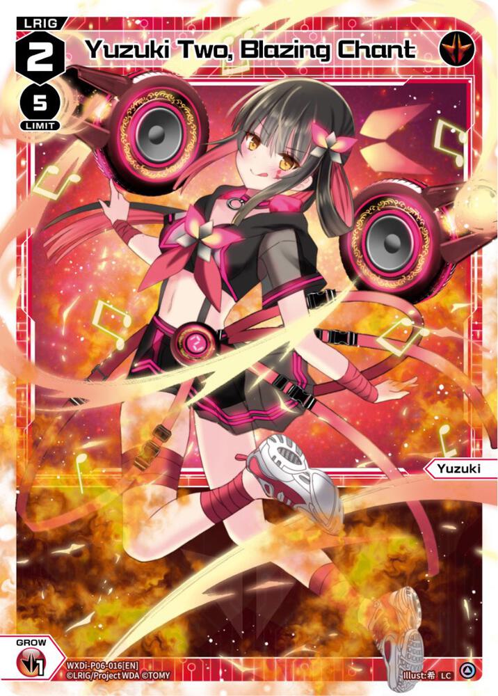 Yuzuki Two, Blazing Chant, Welcome Back Diva -selector- WXDi-P06-016[EN]