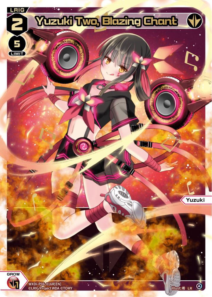 Yuzuki Two, Blazing Chant (LR), Welcome Back Diva -selector- WXDi-P06-016R[EN]