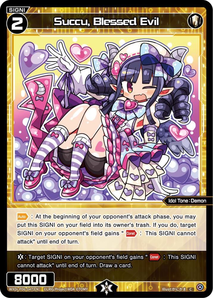 Succu, Blessed Evil, Welcome Back Diva -selector- WXDi-P06-047[EN]