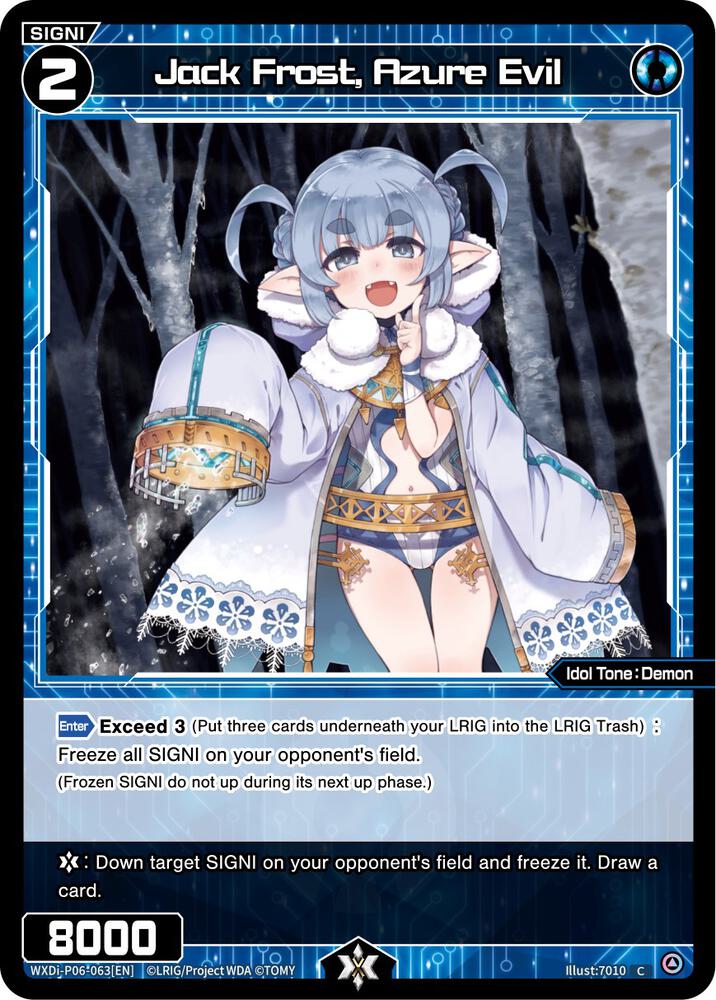 Jack Frost, Azure Evil, Welcome Back Diva -selector- WXDi-P06-063[EN]