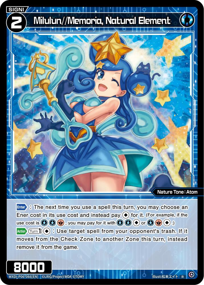 Milulun//Memoria, Natural Element, Welcome Back Diva -selector- WXDi-P06-066[EN]